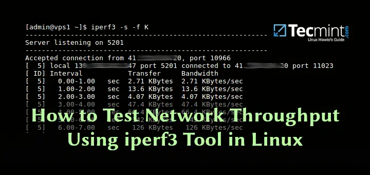 Cómo probar la velocidad de la red usando la herramienta iPerf3 en Linux