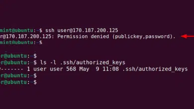 Cómo reparar el error de permiso SSH denegado (PublicKey)