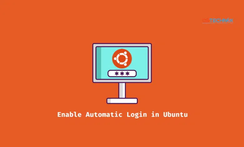 Habilitar inicio de sesión automático en Ubuntu Desktop y Server