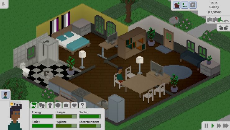 Cuida a tu gente pixelada en Tiny Life Simulator
