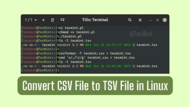 5 formas de convertir archivos CSV a archivos TSV en Linux
