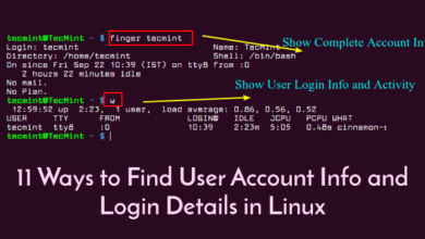 12 comandos para encontrar cuentas de usuario e inicios de sesión en Linux