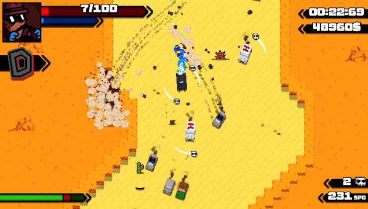 El juego de acción roguelite REDLINE CROOKS es puro caos