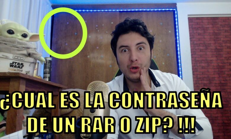 ¿Cuál es la contraseña del archivo RAR o ZIP?
