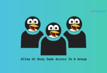 Cómo permitir o denegar el acceso Sudo a un grupo en Linux