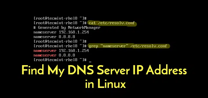 Cómo encontrar la dirección IP de mi servidor DNS en Linux