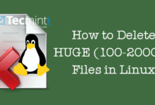 Cómo eliminar archivos enormes (100-200 GB) en Linux