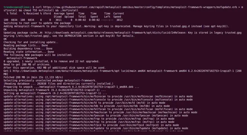 Cómo instalar Metasploit Framework en Linux desde la línea de comandos