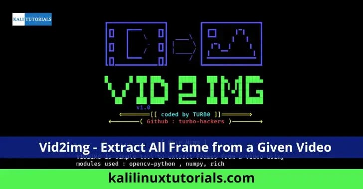 Herramienta Vid2img: extrae todos los cuadros de un video dado