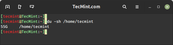 Encuentra el tamaño del directorio en Linux