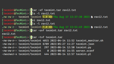 Cómo agregar, eliminar y actualizar archivos en archivos Tar en Linux