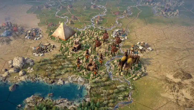 El histórico juego de estrategia 4x Old World recibirá DLC con temática egipcia el 4 de octubre
