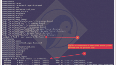 Encuentre archivos sin ningún propietario o usuario en Linux/UNIX