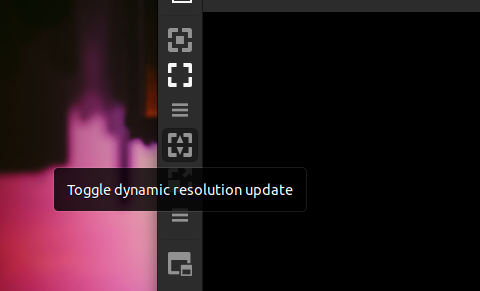 Opción de actualización de resolución dinámica