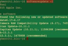 Cómo actualizar macOS usando la herramienta de actualización de software de línea de comandos