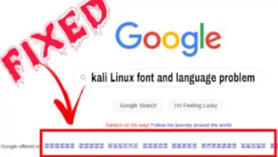Solucionar problemas de fuente e idioma en Kali Linux