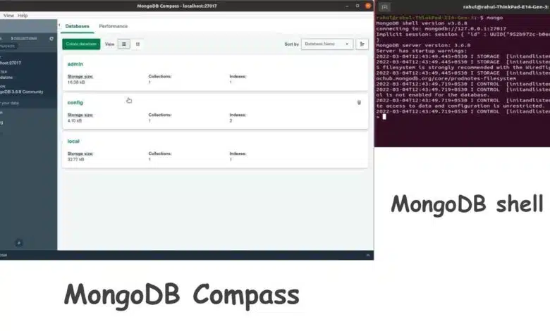 Cómo descargar e instalar mongodb shell y MongoDB Compass en ubuntu