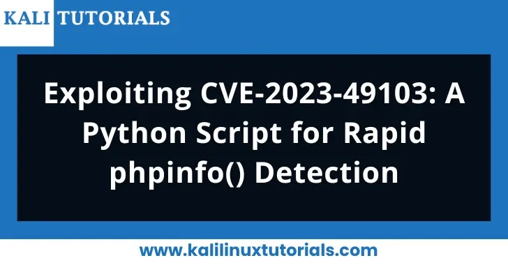Explotando CVE-2023-49103