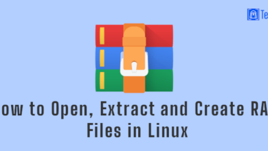 Cómo crear y extraer archivos RAR en Linux