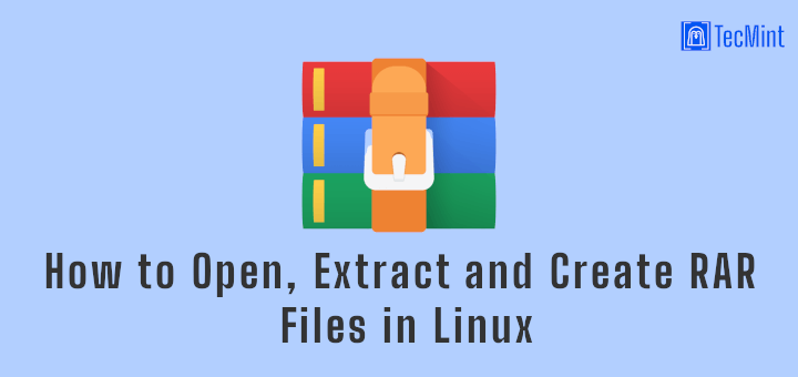 Cómo crear y extraer archivos RAR en Linux