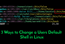 Cómo cambiar el shell de usuario predeterminado en Linux