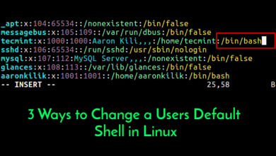 Cómo cambiar el shell de usuario predeterminado en Linux