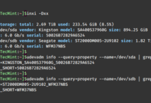 Cómo encontrar el número de serie del disco duro en Linux