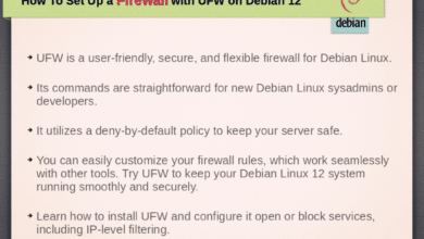 Cómo configurar un firewall usando UFW en Debian 12