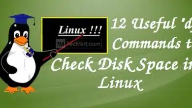 Cómo verificar el espacio en disco en Linux usando el comando "df"