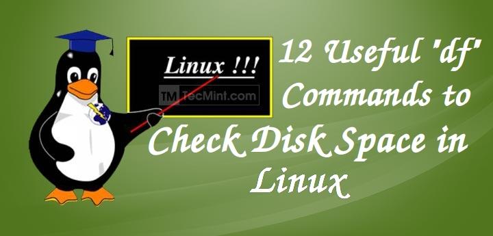 Cómo verificar el espacio en disco en Linux usando el comando "df"