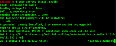 Instalar dradis en Kali Linux