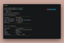 Utilice el script Showipaddr para mostrar instantáneamente direcciones IP en Linux