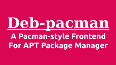 Deb-Pacman: interfaz estilo Pacman para el administrador de paquetes APT
