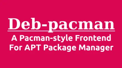 Deb-Pacman: interfaz estilo Pacman para el administrador de paquetes APT