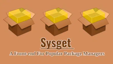 Sysget: interfaz para el popular administrador de paquetes
