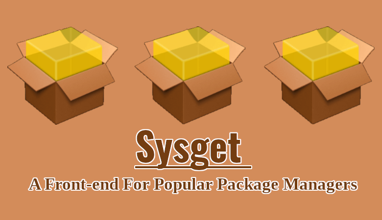 Sysget: interfaz para el popular administrador de paquetes