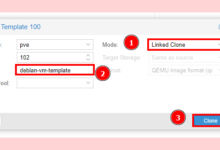 Cómo crear clones y plantillas de máquinas virtuales en Proxmox