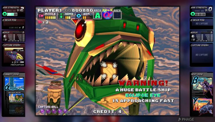 Varios shooters de Taito, como G-Darius HD, han sido parcheados para Steam Deck.