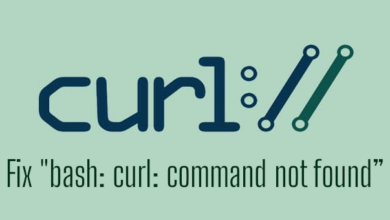 Comando no encontrado en Linux"