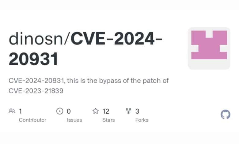 2024-20931: omitir vulnerabilidad parcheada en Oracle
