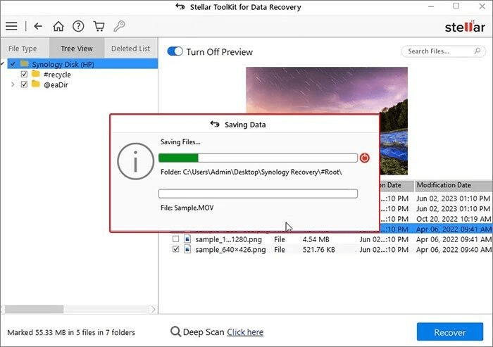 Recupere datos de Synology NAS Drive utilizando Stellar Toolkit for Data Recovery Recupere datos de Synology NAS Drive utilizando Stellar Toolkit for Data Recovery