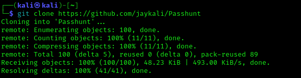 Clon de Passhunt de Github