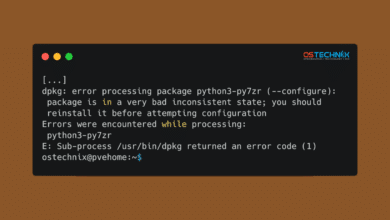 Solucionar el error "El paquete está en muy mal estado inconsistente" en Linux