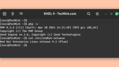 Cómo instalar PHP 8.3 en RHEL 9 Linux