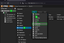 Cómo agregar un recurso compartido Windows SMB/CIFS como almacenamiento en Proxmox VE