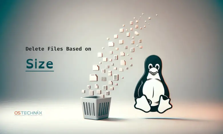 Cómo eliminar archivos mayores o menores que el tamaño X en Linux