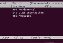 Emacs cierra el búfer