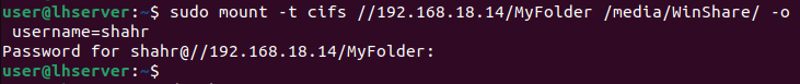 Montar recursos compartidos de Windows en Linux usando CIFS