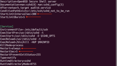 Utilice el comando systemctl restart para reiniciar el servicio