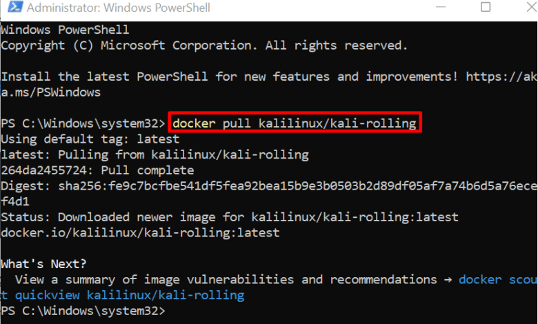 ¿Cómo ejecutar Kali Linux en Docker?